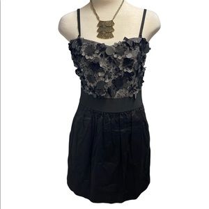 NWT MM Couture by Miss Me Black Detailed Dress